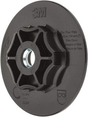 3M - 4-1/2" Diam Quick-Change Disc Backing Pad - Hard Density, 13,300 RPM, TN Compatible - Exact Tool & Supply