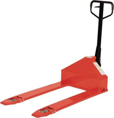 Vestil - 2,200 Lb Capacity, 3.38" Lift Industrial Pallet Truck - 1-1/2" Min Lift Height, 44" Fork Length x 6-1/2" Fork Width, 27" Overall Width - Exact Tool & Supply