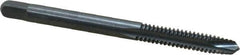 Kennametal - #10-24 UNC, 2 Flute, Oxide Finish, High Speed Steel Spiral Point Tap - Plug Chamfer, Right Hand Thread, 2.38" OAL, 7/8" Thread Length, 0.194" Shank Diam, 2B/3B Class of Fit - Exact Tool & Supply
