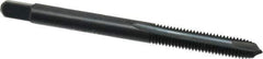 Kennametal - #10-32 UNF, 2 Flute, Oxide Finish, High Speed Steel Spiral Point Tap - Plug Chamfer, Right Hand Thread, 2.38" OAL, 7/8" Thread Length, 0.194" Shank Diam, 2B Class of Fit - Exact Tool & Supply