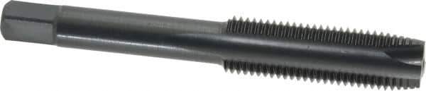 Kennametal - 7/16-20 UNF, 3 Flute, Oxide Finish, High Speed Steel Spiral Point Tap - Plug Chamfer, Right Hand Thread, 3.16" OAL, 1-7/16" Thread Length, 0.323" Shank Diam - Exact Tool & Supply