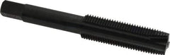 Kennametal - 1/2-20 UNF, 3 Flute, Oxide Finish, High Speed Steel Spiral Point Tap - Plug Chamfer, Right Hand Thread, 3.38" OAL, 1.656" Thread Length, 0.367" Shank Diam, 3B Class of Fit - Exact Tool & Supply