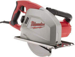 Milwaukee Tool - 13 Amps, 8" Blade Diam, 3,700 RPM, Electric Circular Saw - 120 Volts, 1.75 hp, 15' Cord Length, 5/8" Arbor Hole, Right Blade - Exact Tool & Supply