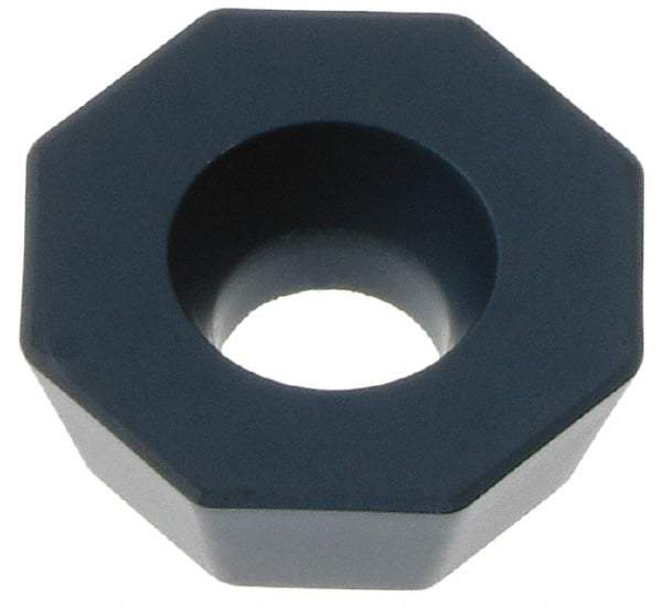Kennametal - ODMW060512 Grade SC3025 Carbide Milling Insert - TiN/TiCN/Al2O3 Finish, 0.219" Thick, 0.63" Inscribed Circle, 3/64" Corner Radius - Exact Tool & Supply