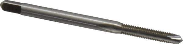 Kennametal - M3x0.50 Metric Coarse, 2 Flute, Bright Finish, High Speed Steel Spiral Point Tap - Plug Chamfer, Right Hand Thread, 1.94" OAL, 5/8" Thread Length, 0.141" Shank Diam, 6H Class of Fit, Series 5351 - Exact Tool & Supply