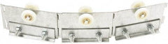 Steiner - 1' Long Galvanized Steel Dock Strip Door Strip Door Trolley - Use with Track & Roller Track - Exact Tool & Supply