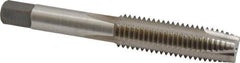 Kennametal - M12x1.75 Metric Coarse, 3 Flute, Bright Finish, High Speed Steel Spiral Point Tap - Plug Chamfer, Right Hand Thread, 3.38" OAL, 1.656" Thread Length, 0.367" Shank Diam, 6H Class of Fit, Series 5351 - Exact Tool & Supply