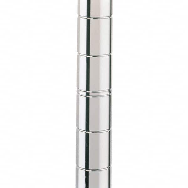 Metro - 1" Wide x 96" High x 1" Long Open Shelving Stationary Shelving Post - Exact Tool & Supply