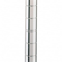 Metro - 1" Wide x 96" High x 1" Long Open Shelving Stationary Shelving Post - Exact Tool & Supply