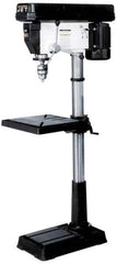 Jet - 20" Swing, Step Pulley Drill Press - 12 Speed, 1-1/2 hp, Single Phase - Exact Tool & Supply