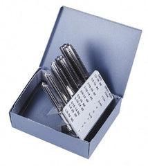 Cleveland - 4 Flute, Plug, Bright Finish, High Speed Steel Tap Set - Right Hand Cut - Exact Tool & Supply