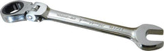 Blackhawk by Proto - 11/16" 12 Point Flexhead Combination Wrench - 15° Head Angle, 7-1/2" OAL, Steel, Chrome Finish - Exact Tool & Supply