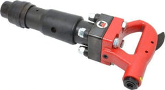 Universal Tool - 2,100 BPM, 3-3/4 Inch Long Stroke, Pneumatic Chipping Hammer - 30 CFM Air Consumption, 3/8 NPT Inlet - Exact Tool & Supply