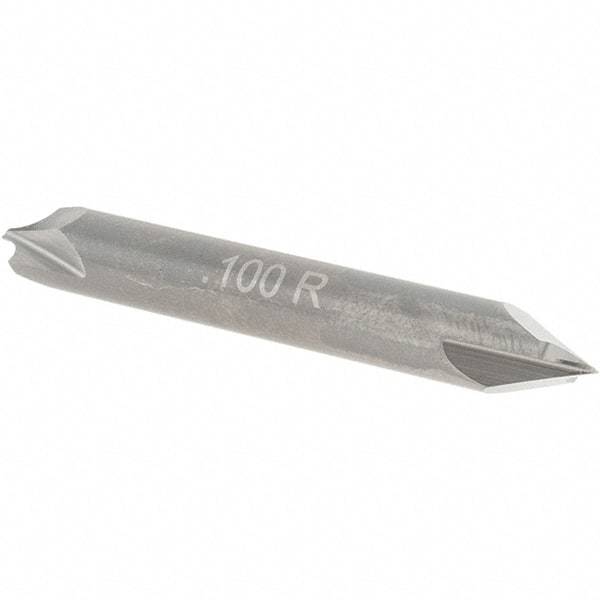 Value Collection - Corner Rounding End Mills - .100 R CARB CREM, DE, 2 FL - Exact Tool & Supply