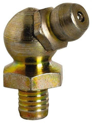 Value Collection - 65° Head Angle, 3/16 Thread Steel Drive-In Grease Fitting - Exact Tool & Supply