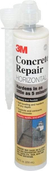 3M - 8.4 oz Cartridge Gray Urethane Filler/Repair Caulk - -60 to 250°F Operating Temp, 4 min Tack Free Dry Time, 1 hr Full Cure Time, Series 600 - Exact Tool & Supply