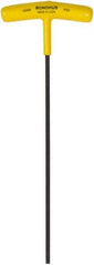 Bondhus - 5/32" Hex, T-Handle Cushion Grip, Hex Key - 9" OAL, Protanium High Torque Steel, Inch System of Measurement - Exact Tool & Supply