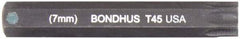 Bondhus - Star Hex Drive Bit - 2" OAL - Exact Tool & Supply