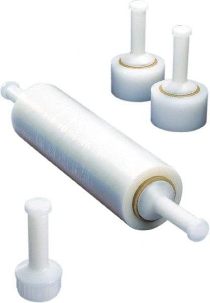 Nifty Products - 5" x 1,000' 80 Gauge Clear Bundling Stretch Film with Dispenser - Exact Tool & Supply