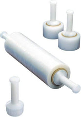 Nifty Products - 5" x 1,000' 80 Gauge Clear Bundling Stretch Film with Dispenser - Exact Tool & Supply