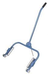 OTC - 4 Wheel, 300 Lb Capacity, Single Unit Dolly with Handle - 3-1/2" Casters, 36 to 48" Steel Wheels - Exact Tool & Supply