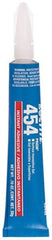 Loctite - 0.70 oz Tube Clear Instant Adhesive - Series 454, 15 sec Fixture Time, 24 hr Full Cure Time, Bonds to Plastic & Rubber - Exact Tool & Supply