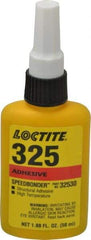 Loctite - 50 mL Bottle Two Part Acrylic Adhesive - 5 min Working Time, 2,200 psi Shear Strength, Series 325 - Exact Tool & Supply