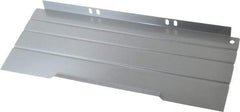 Vidmar - Tool Box Steel Drawer Divider - 12-1/4" Wide x 12-5/8" Deep x 5-1/4" High, Gray, For Vidmar Cabinets - Exact Tool & Supply