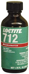 Loctite - 1.75 Fluid Ounce, Clear Adhesive Accelerator - For Use with Instant Adhesive - Exact Tool & Supply