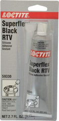 Loctite - 80 mL Tube Black RTV Silicone Joint Sealant - 30 min Tack Free Dry Time, 24 hr Full Cure Time, Series 193 - Exact Tool & Supply