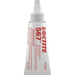 Loctite - 50 mL Tube White Pipe Sealant - 450°F Max Working Temp, High Performance Sealant for Metal Fittings - Exact Tool & Supply