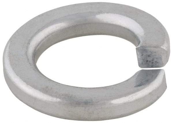 Made in USA - 9/16", 0.187" Thick Split Lock Washer - Alloy Steel, Uncoated, 0.57" Min ID, 0.587" Max ID, 0.981" Max OD - Exact Tool & Supply
