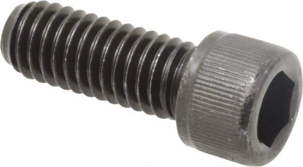 Value Collection - 3/8-16 UNC Hex Socket Drive, Socket Cap Screw - Alloy Steel, Black Oxide Finish, Fully Threaded, 1" Length Under Head - Exact Tool & Supply