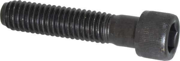 Value Collection - 3/8-16 UNC Hex Socket Drive, Socket Cap Screw - Alloy Steel, Black Oxide Finish, Partially Threaded, 1-3/4" Length Under Head - Exact Tool & Supply