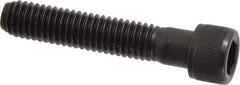 Value Collection - 3/8-16 UNC Hex Socket Drive, Socket Cap Screw - Alloy Steel, Black Oxide Finish, Partially Threaded, 2" Length Under Head - Exact Tool & Supply