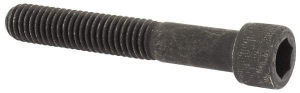 Value Collection - 3/8-16 UNC Hex Socket Drive, Socket Cap Screw - Alloy Steel, Black Oxide Finish, Partially Threaded, 2-1/2" Length Under Head - Exact Tool & Supply