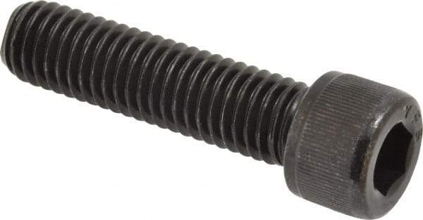 Value Collection - 1/2-13 UNC Hex Socket Drive, Socket Cap Screw - Alloy Steel, Black Oxide Finish, Fully Threaded, 2" Length Under Head - Exact Tool & Supply