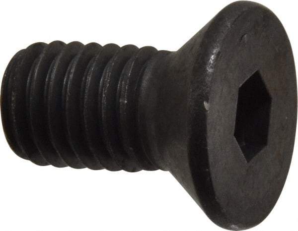 Value Collection - 1/2-13 UNC Hex Socket Drive, Flat Screw - Alloy Steel, Black Oxide Finish, Fully Threaded, 1" OAL - Exact Tool & Supply