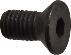 Value Collection - 1/2-13 UNC Hex Socket Drive, Flat Screw - Alloy Steel, Black Oxide Finish, Fully Threaded, 1" OAL - Exact Tool & Supply