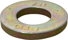 Value Collection - 1/2" Screw, Grade 8 Alloy Steel SAE Flat Washer - 17/32" ID x 1-1/16" OD, 3/32" Thick - Exact Tool & Supply