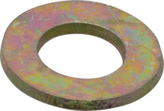 Made in USA - 5/16" Screw, Grade 8 Alloy Steel SAE Flat Washer - 11/32" ID x 11/16" OD, 1/16" Thick - Exact Tool & Supply