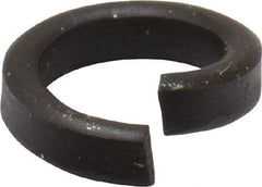 Value Collection - 3/8", 1/8" Thick Split Lock Washer - Steel, Uncoated, 0.382" Min ID, 0.393" Max ID, 0.553" Max OD - Exact Tool & Supply