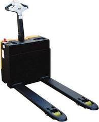 Vestil - 3,000 Lb Capacity, 7-51/64" Lift Electric Pallet Truck - 3.1" Min Lift Height, 47" Fork Length x 25" Fork Width, 28-1/2" Overall Width - Exact Tool & Supply