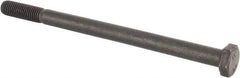 Value Collection - M12x1.75mm Metric Coarse, 180mm Length Under Head Hex Head Cap Screw - Partially Threaded, Grade 8.8 Steel, Uncoated, 19mm Hex - Exact Tool & Supply