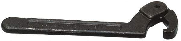 Martin Tools - 4-1/2" to 6-1/4" Capacity, Adjustable Hook Spanner Wrench - 12-1/8" OAL, 1/4" Hook Pin Height - Exact Tool & Supply