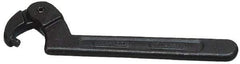 Martin Tools - 4-1/2" to 6-1/4" Capacity, Adjustable Pin Spanner Wrench - 12-1/8" OAL, 1/4" Hook Pin Height - Exact Tool & Supply