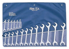 Martin Tools - 18 Piece, 3/8 to 1-1/2" Hydraulic Wrench Set - Exact Tool & Supply