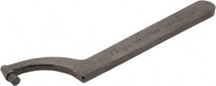 Martin Tools - 3-3/4" Capacity, Pin Spanner Wrench - 9-1/2" OAL, 11/32" Hook Pin Height - Exact Tool & Supply
