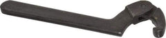 Martin Tools - 1-1/4" to 3" Capacity, Adjustable Hook Spanner Wrench - 8-1/8" OAL, 5/32" Hook Pin Height - Exact Tool & Supply