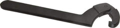 Martin Tools - 2" to 4-3/4" Capacity, Adjustable Hook Spanner Wrench - 11-3/8" OAL, 3/16" Hook Pin Height - Exact Tool & Supply